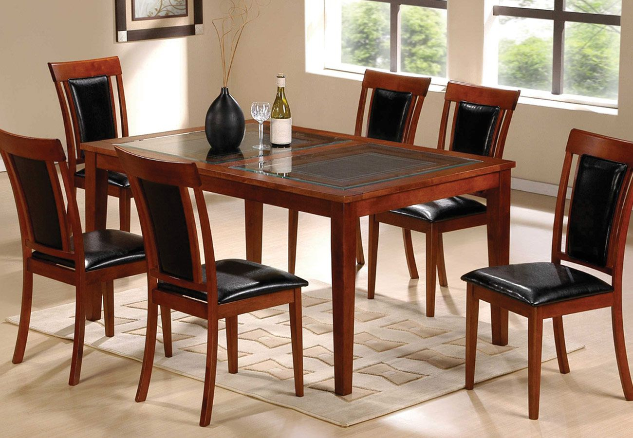 Dining Table Chairs With Glass Top Dining Table Design within sizing 1300 X 900