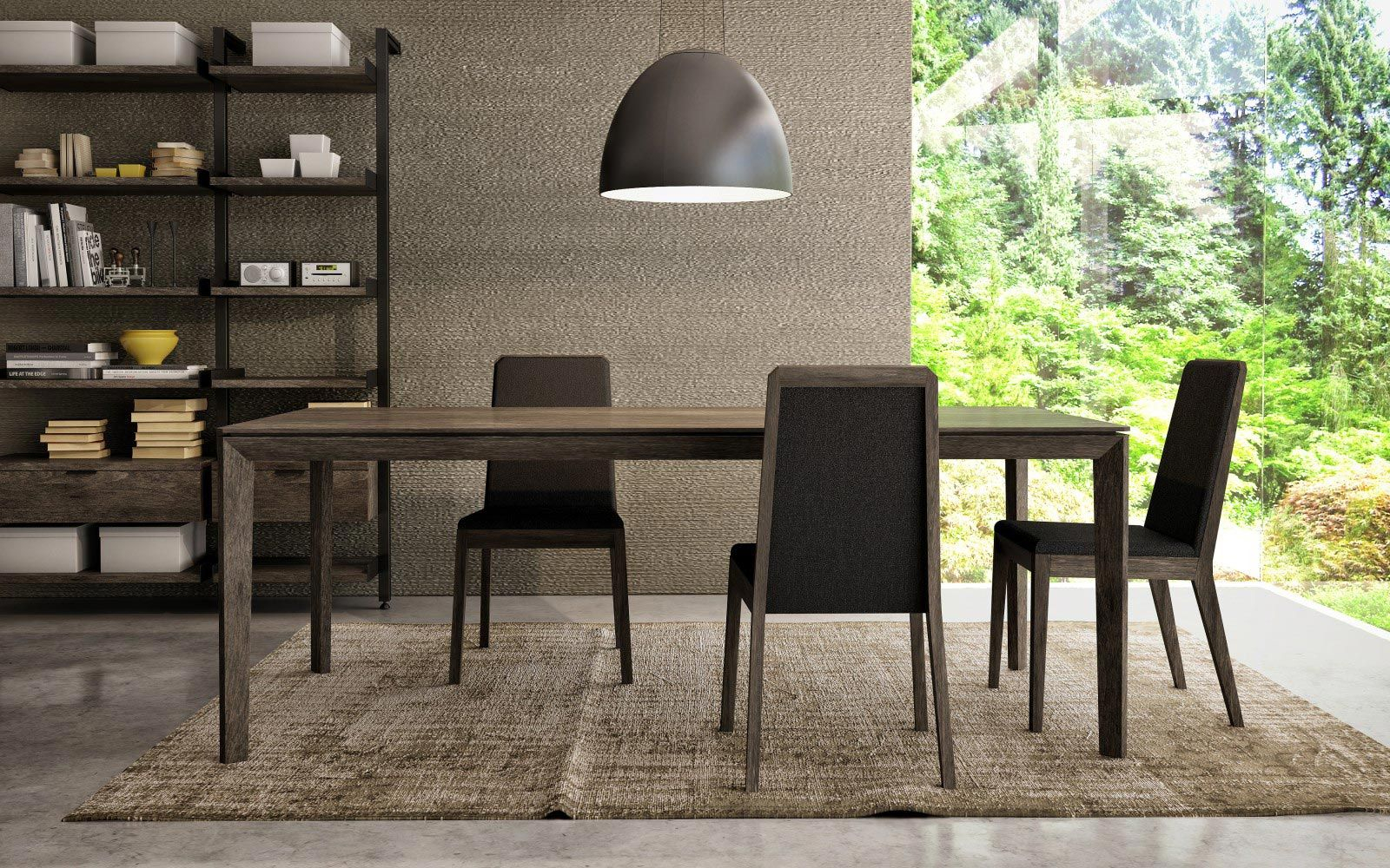 Dining Table From Huppe Made In Canada Contemporary within measurements 1600 X 1000