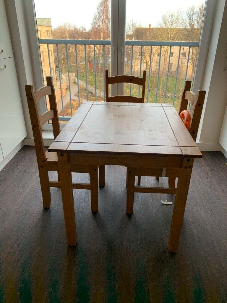 Dining Table With 4 Chairs In Edinburgh Gumtree for proportions 768 X 1024