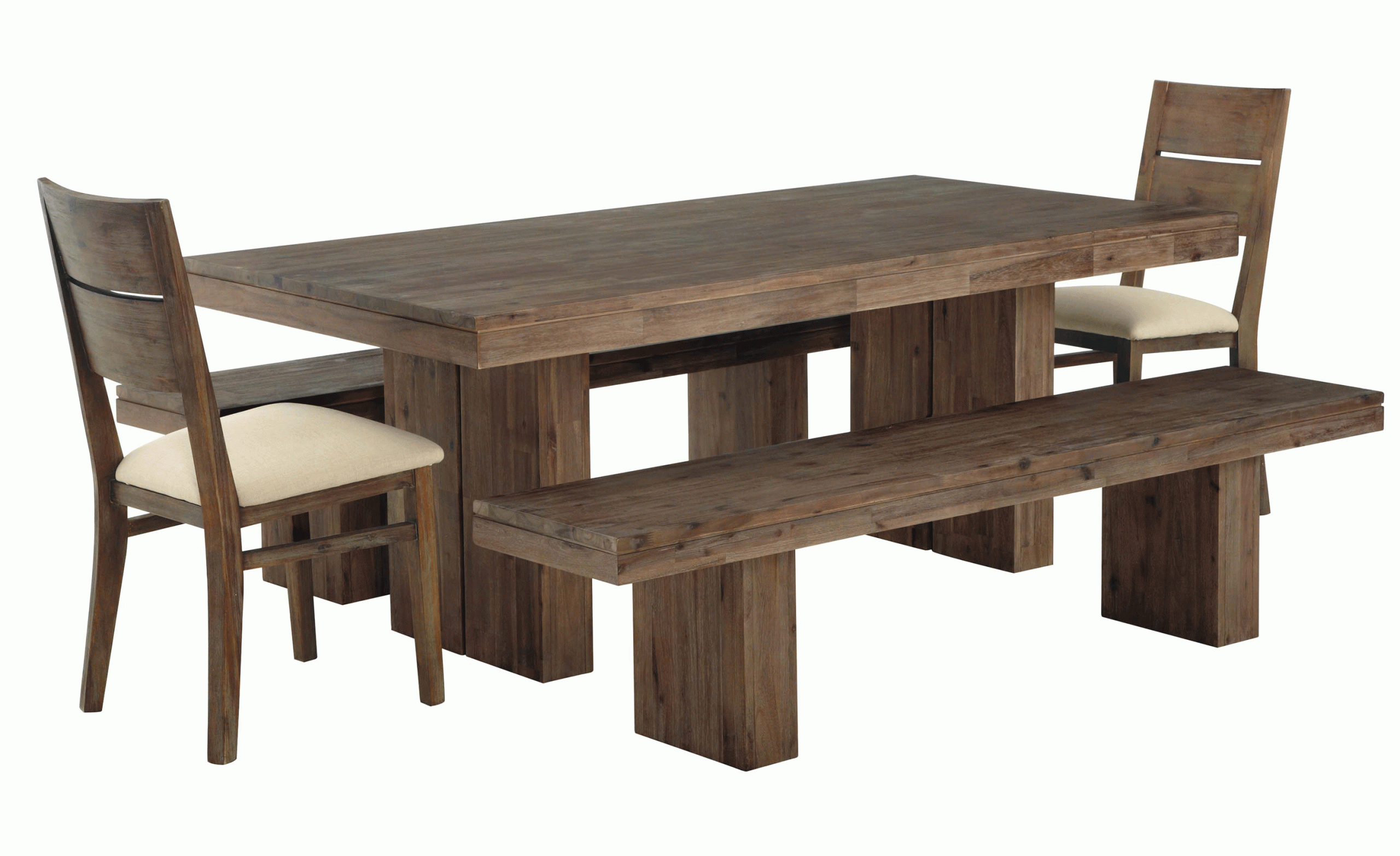 Dining Table With Bench Seating Evangelines Flower Hut inside sizing 3000 X 1835