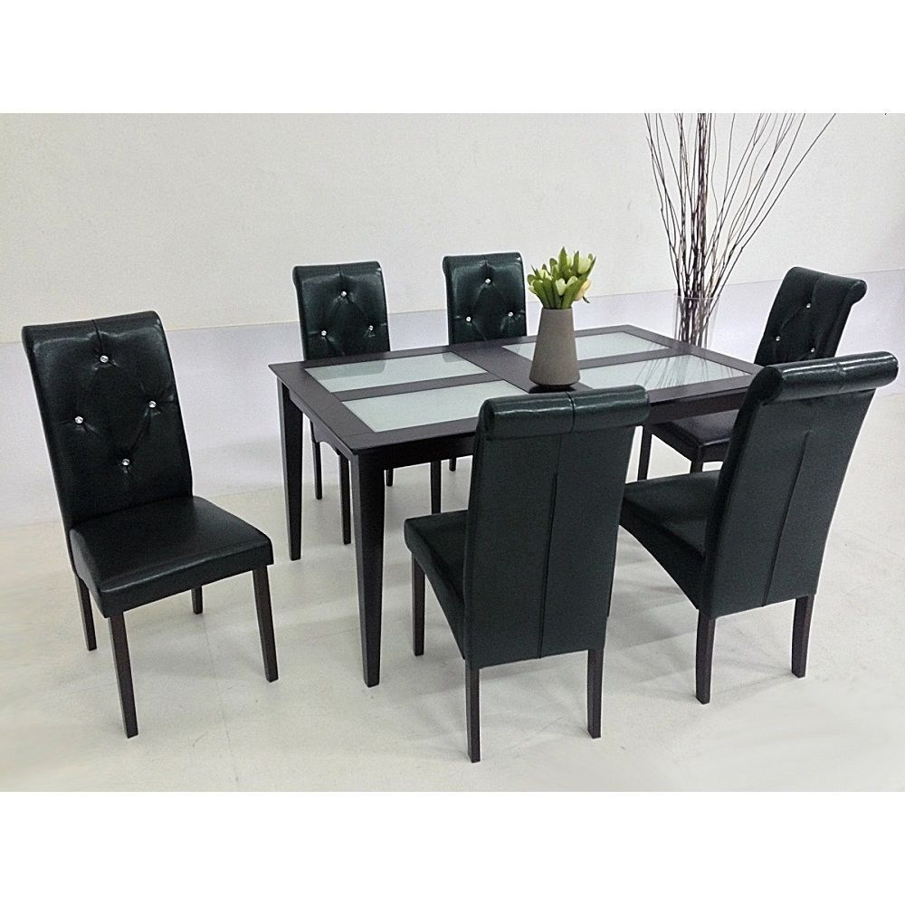 Divine 7 Piece Dining Room Set Under 300 Glass Dining with dimensions 1000 X 1000