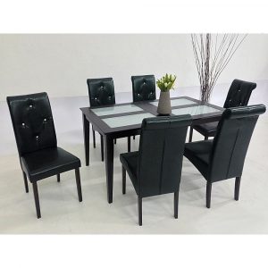 Divine 7 Piece Dining Room Set Under 300 Glass Dining with size 1000 X 1000
