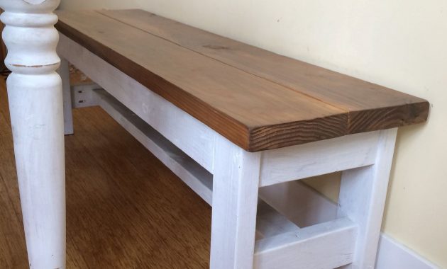 Diy Building A Farmhouse Table And Bench Shirley Chris throughout proportions 1200 X 1600