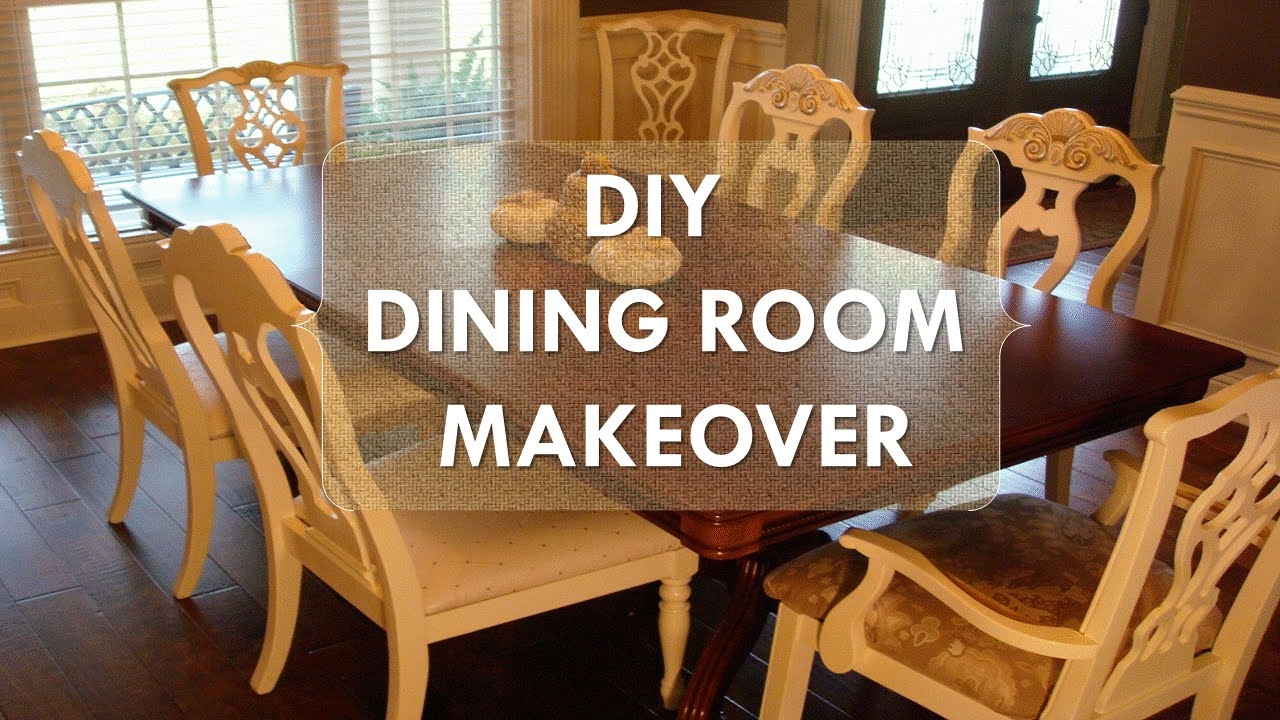 Diy Dining Room Makeover Just Chalk Paint Fabric within sizing 1280 X 720