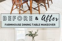 Diy Dining Room Table Makeover Diy Dining Room Table inside proportions 1000 X 1500