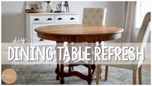 Diy Dining Table Makeoverrefresh with regard to dimensions 1280 X 720