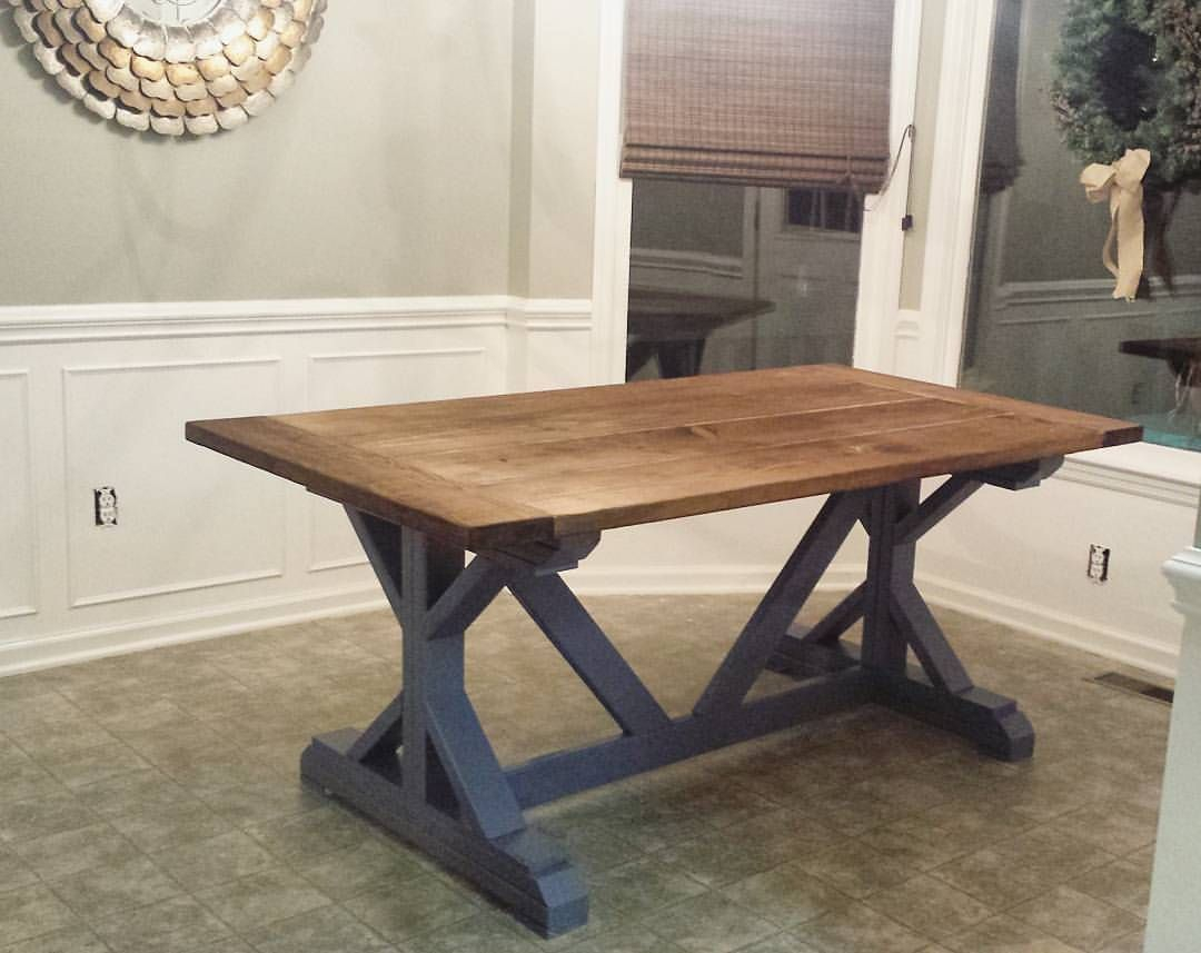 Diy Farmhouse Table Build Farmhouse Dining Room Table Diy throughout proportions 1080 X 857