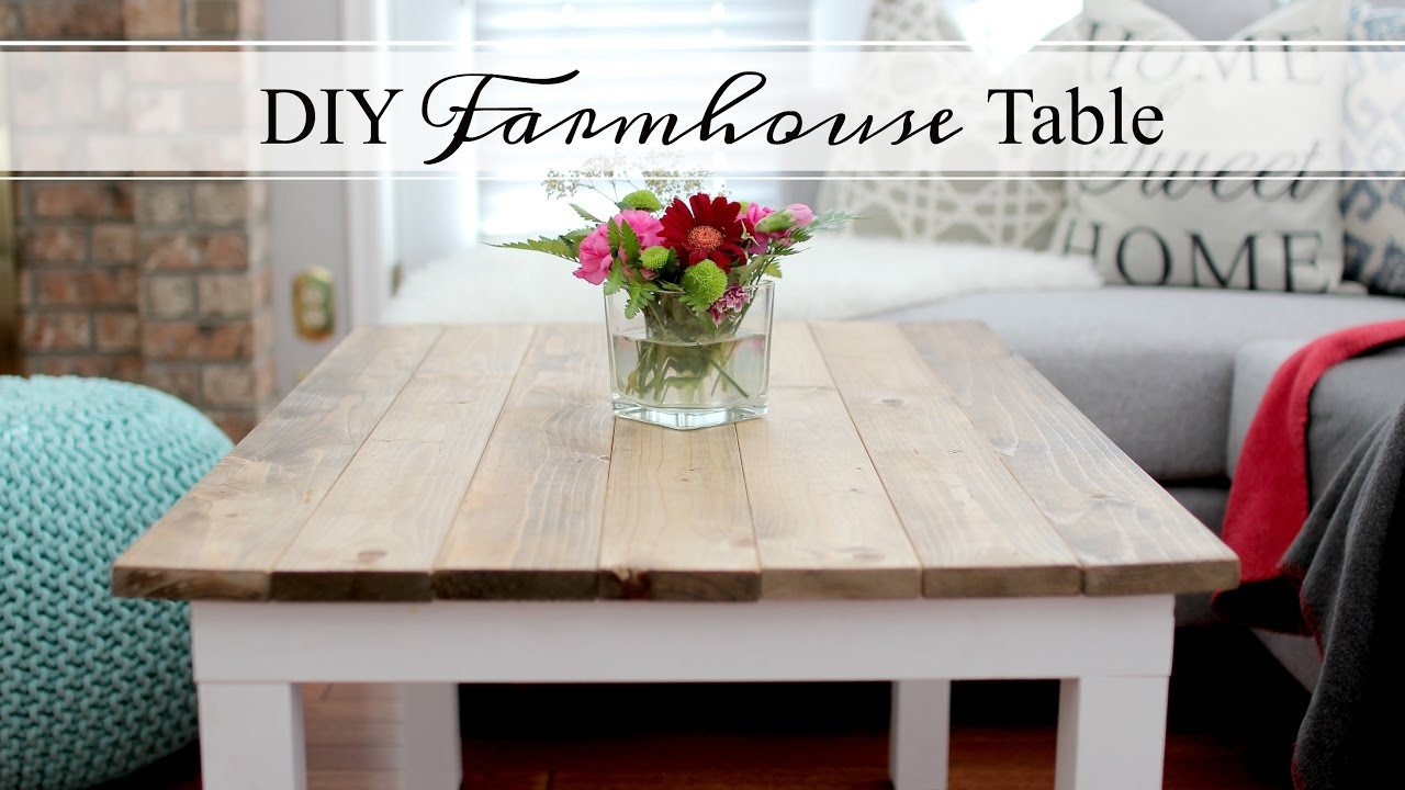 Diy Farmhouse Table Easy Affordable regarding sizing 1280 X 720