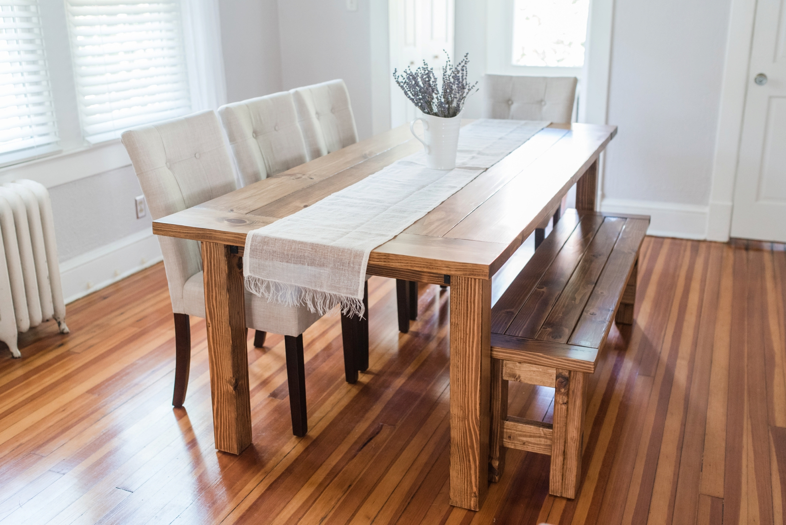 Diy Staining Dining Room Table And Chairs
