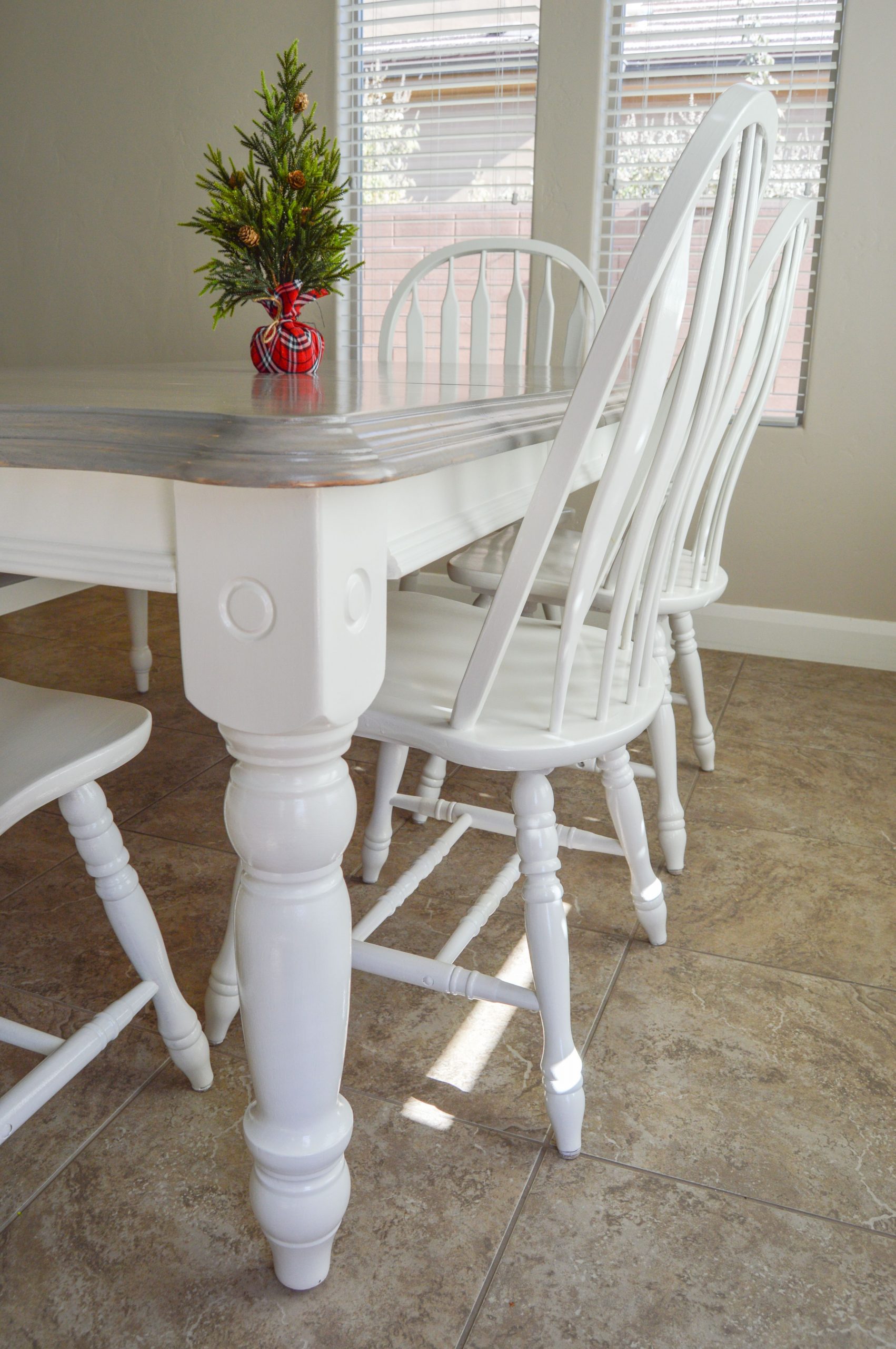 Diy Grey Paint Wash Dining Table Chairs Painted Dining in sizing 3191 X 4800