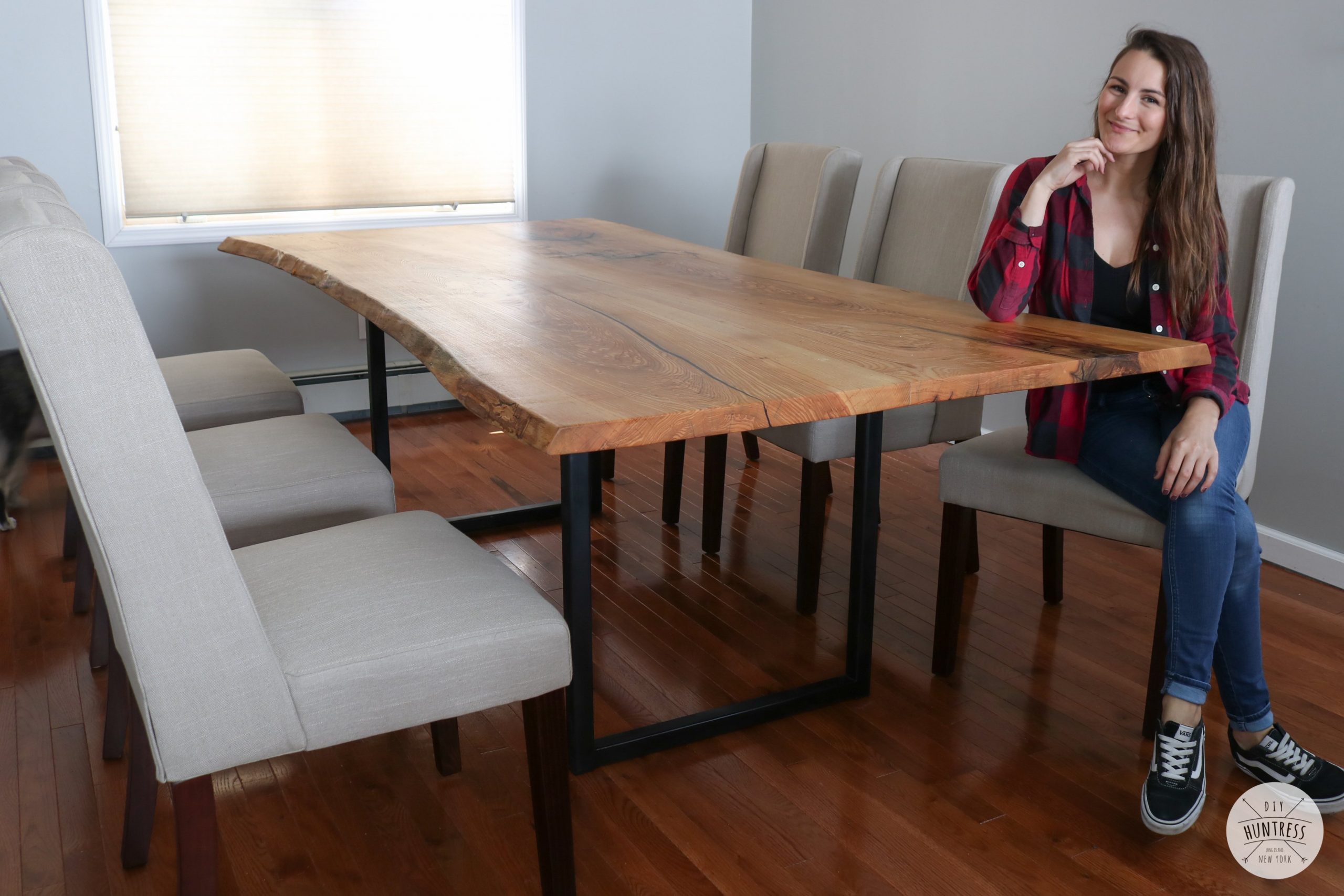 Diy Live Edge Dining Table Diy Huntress with dimensions 3625 X 2417