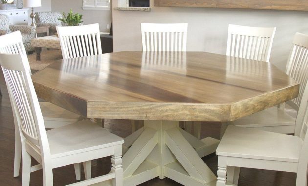 Diy Octagon Dining Room Tablewith A Farmhouse Base Diy with proportions 1000 X 1500