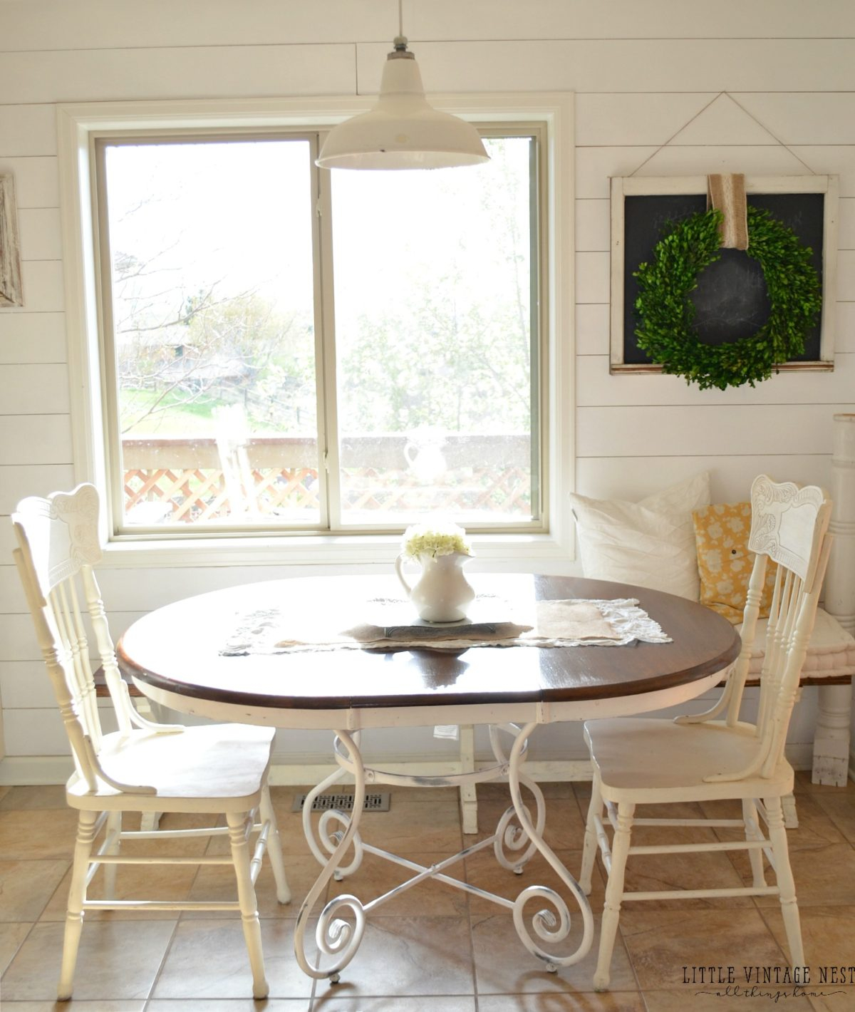 Diy Projects Chalk Paint Dining Table Makeover Sarah Joy throughout measurements 1200 X 1420