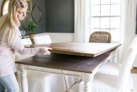 Diy Retrofitted Dining Table Top Dining Table Redo Diy inside measurements 1000 X 1500