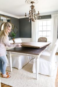 Diy Retrofitted Dining Table Top Dining Table Redo Diy inside measurements 1000 X 1500