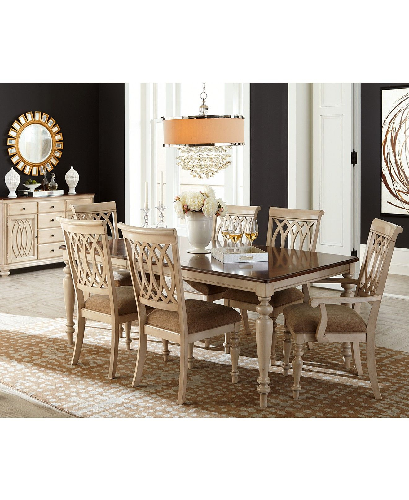 Dovewood Dining Room Furniture Collection Dining Room with proportions 1320 X 1616