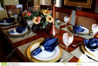 Dressed Dining Room Table Stock Image Image Of Glasses 301633 in sizing 1300 X 957