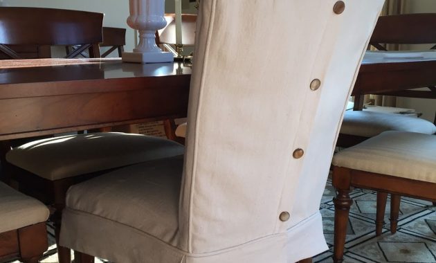 Dropcloth Slipcovers For Leather Parsons Chairs Dining regarding measurements 1200 X 1600