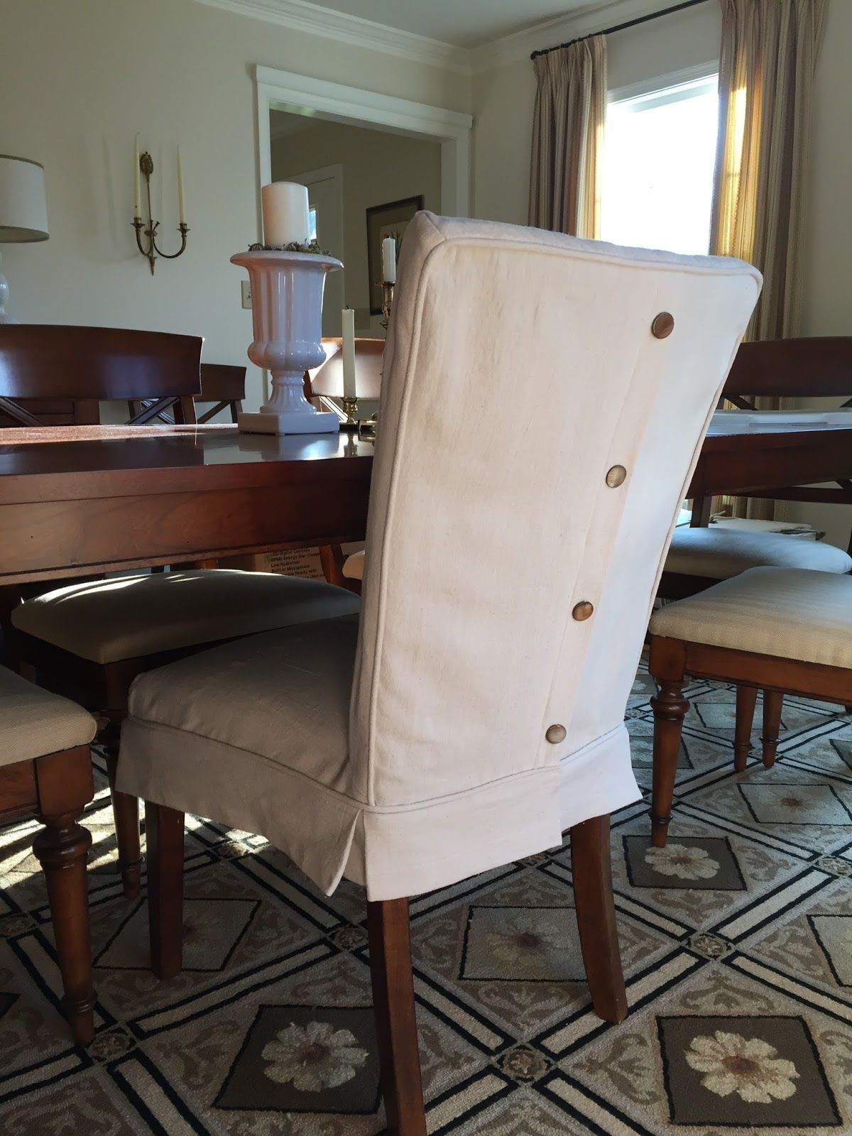 Dropcloth Slipcovers For Leather Parsons Chairs Dining With Sizing 1200 X 1600 