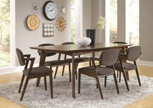 Duluth 2 Mid Century Modern 7 Piece Dining Set regarding proportions 4000 X 2824