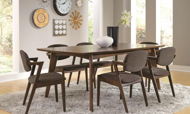 Duluth 2 Mid Century Modern 7 Piece Dining Set regarding proportions 4000 X 2824