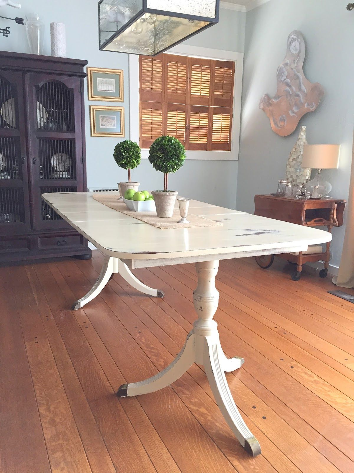 Duncan Phyfe Dining Table Painted With Annie Sloan Chalk in dimensions 1200 X 1600