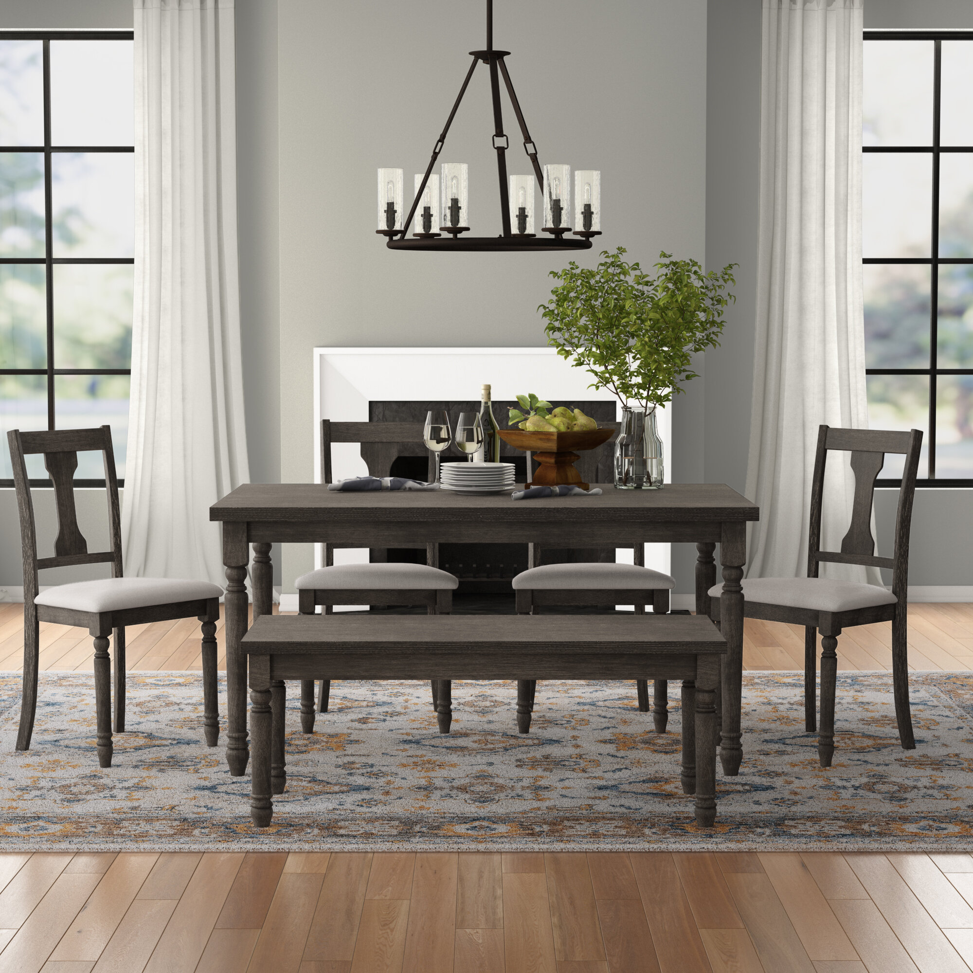 Dunwoody 6 Piece Dining Set inside measurements 2000 X 2000