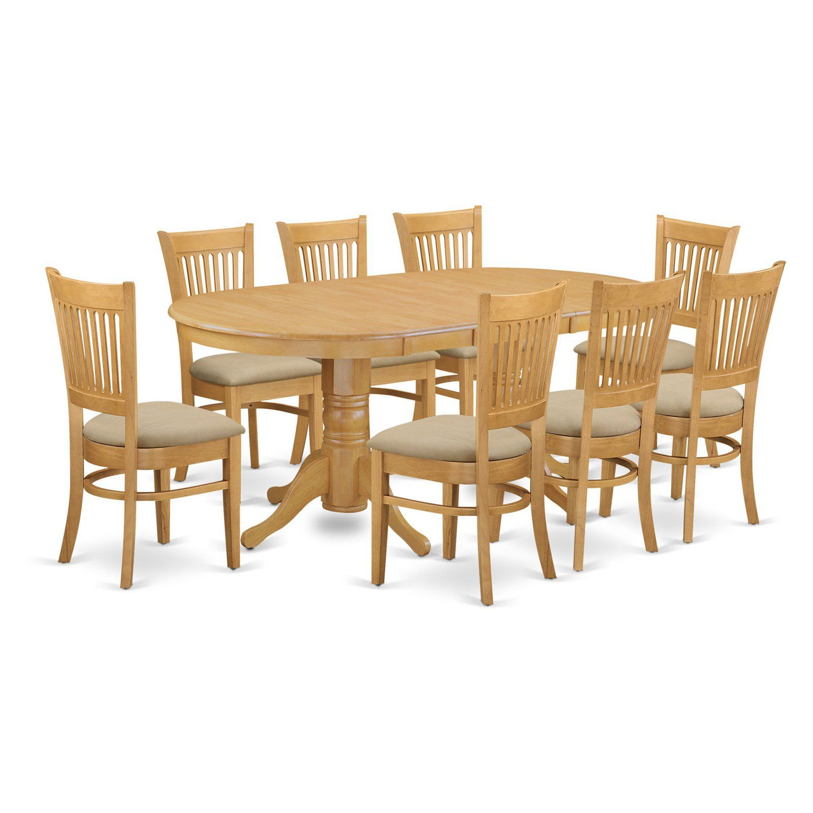 East West Furniture Vancouver 9 Piece Hepplewhite Modern regarding size 1600 X 1600