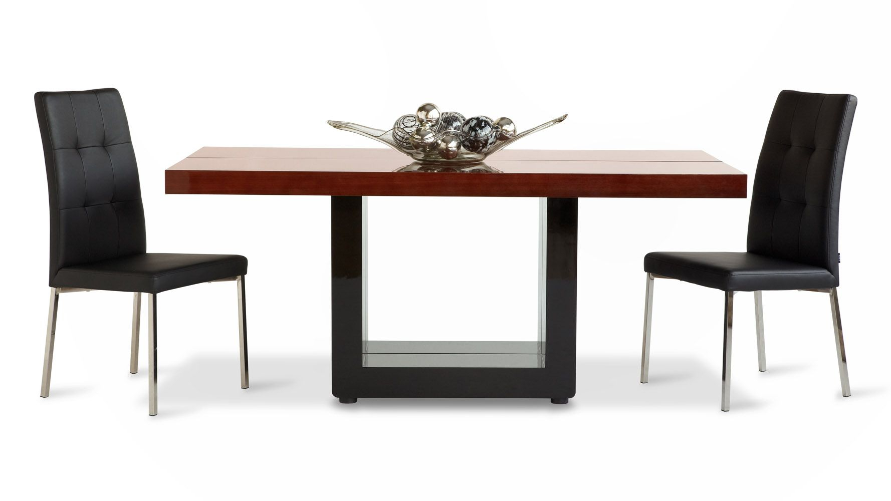 Ebony Dining Table Zuri Furniture Dining Table Dining with dimensions 1778 X 1000