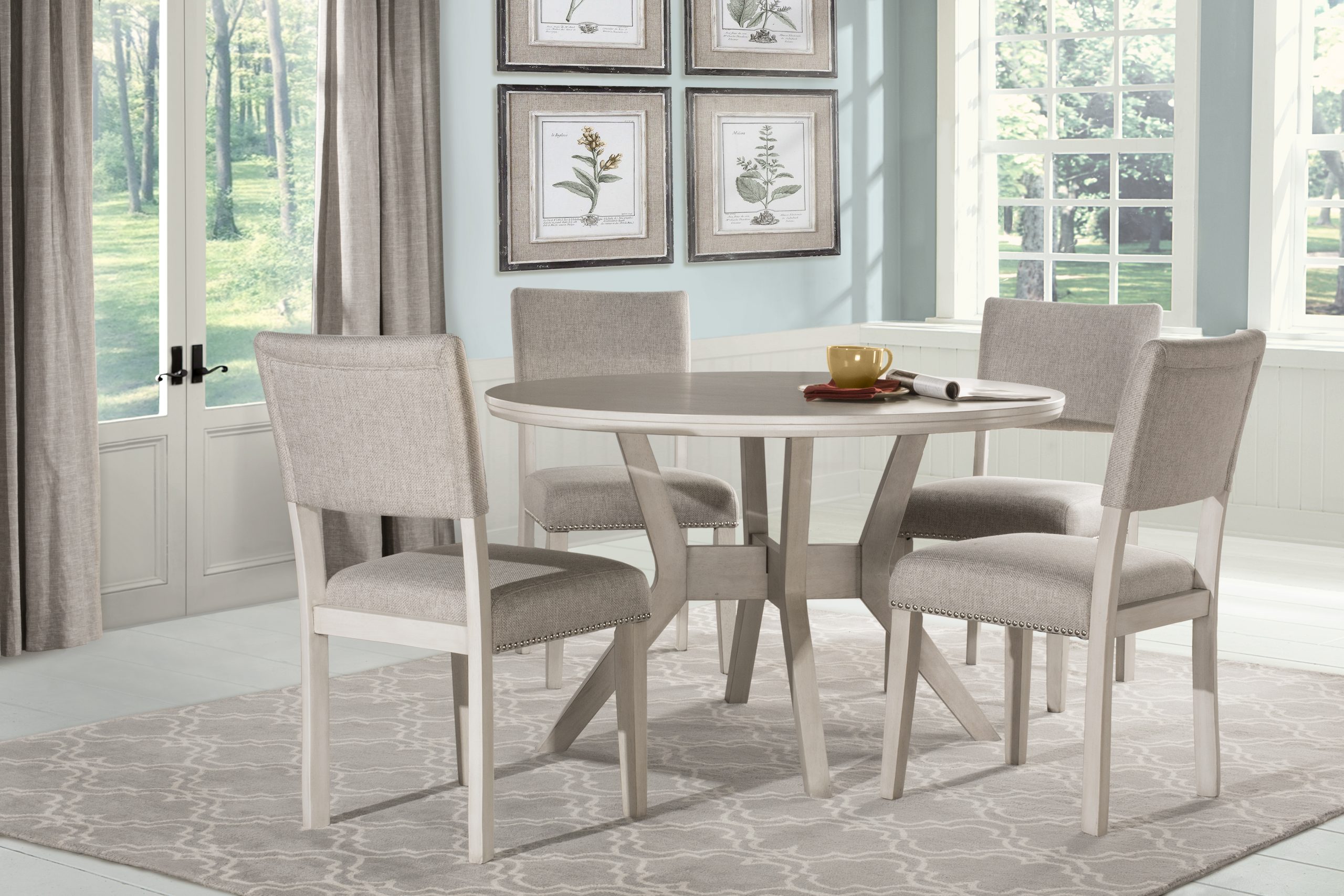 Elder Park 5 Piece Round Dining Set Furniture Walk inside size 4653 X 3102