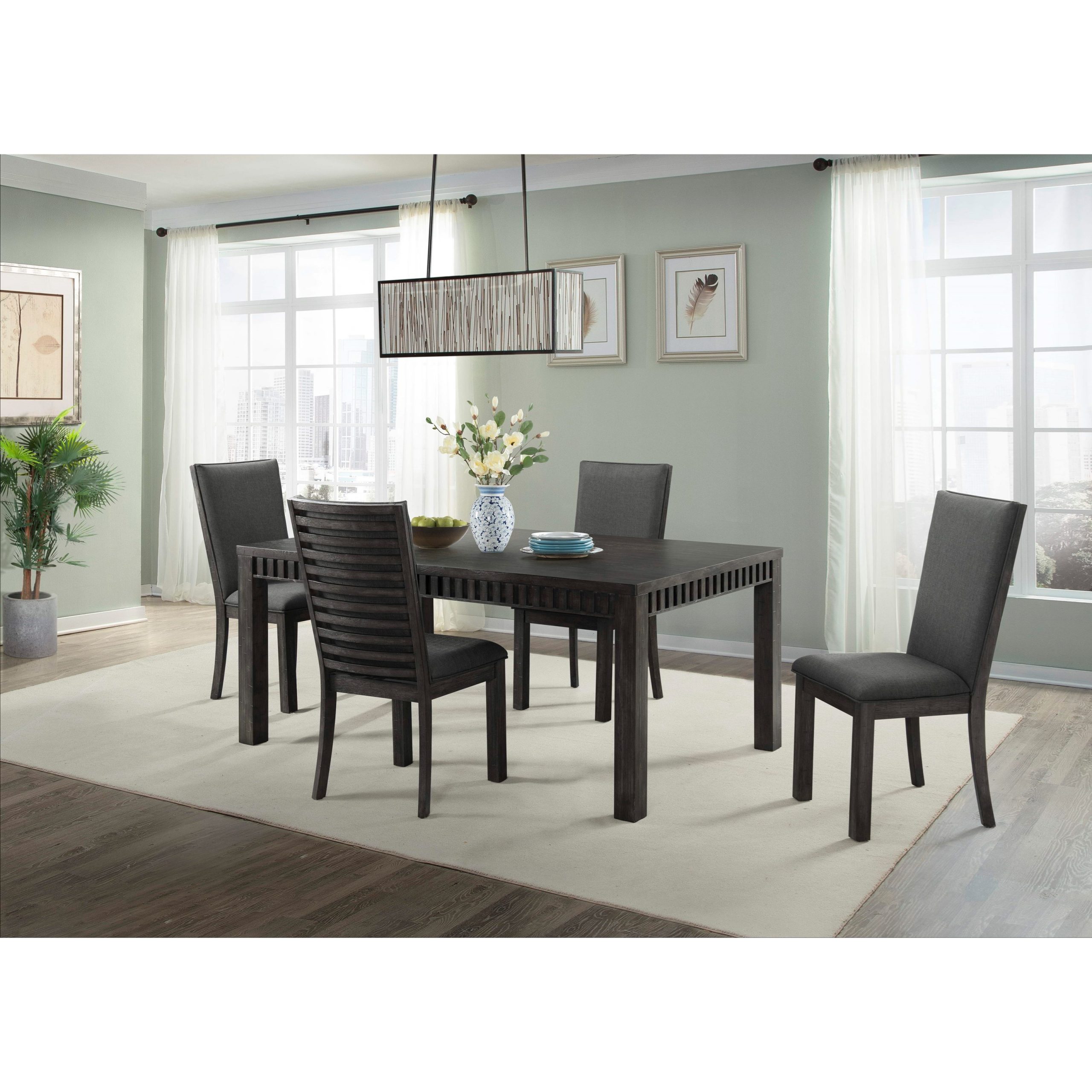 Elements International Shelter Bay Transitional 5 Piece inside dimensions 3200 X 3200