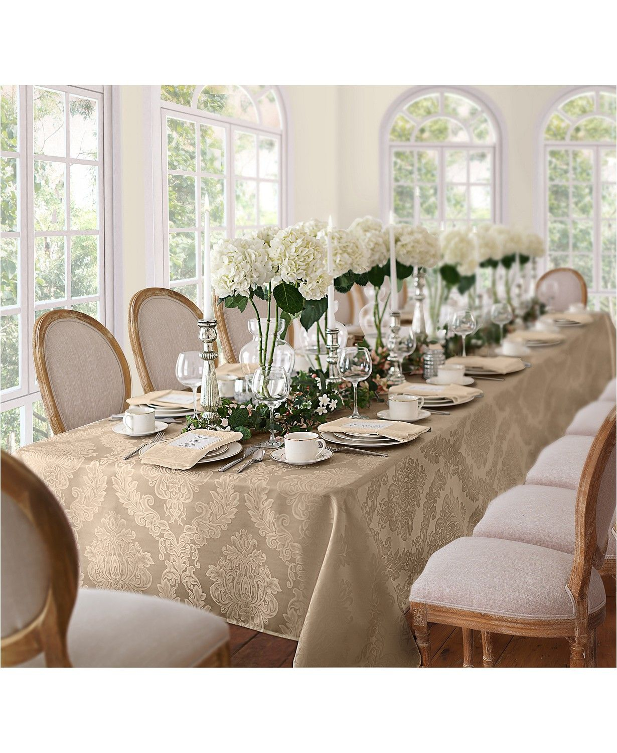 Elrene Barcelona Table Linen Collection Reviews Table regarding size 1230 X 1500