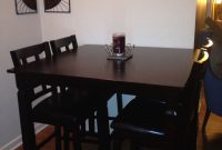 Espresso Pub Table And Chairs From Big Lots Works Great In with proportions 1536 X 2048