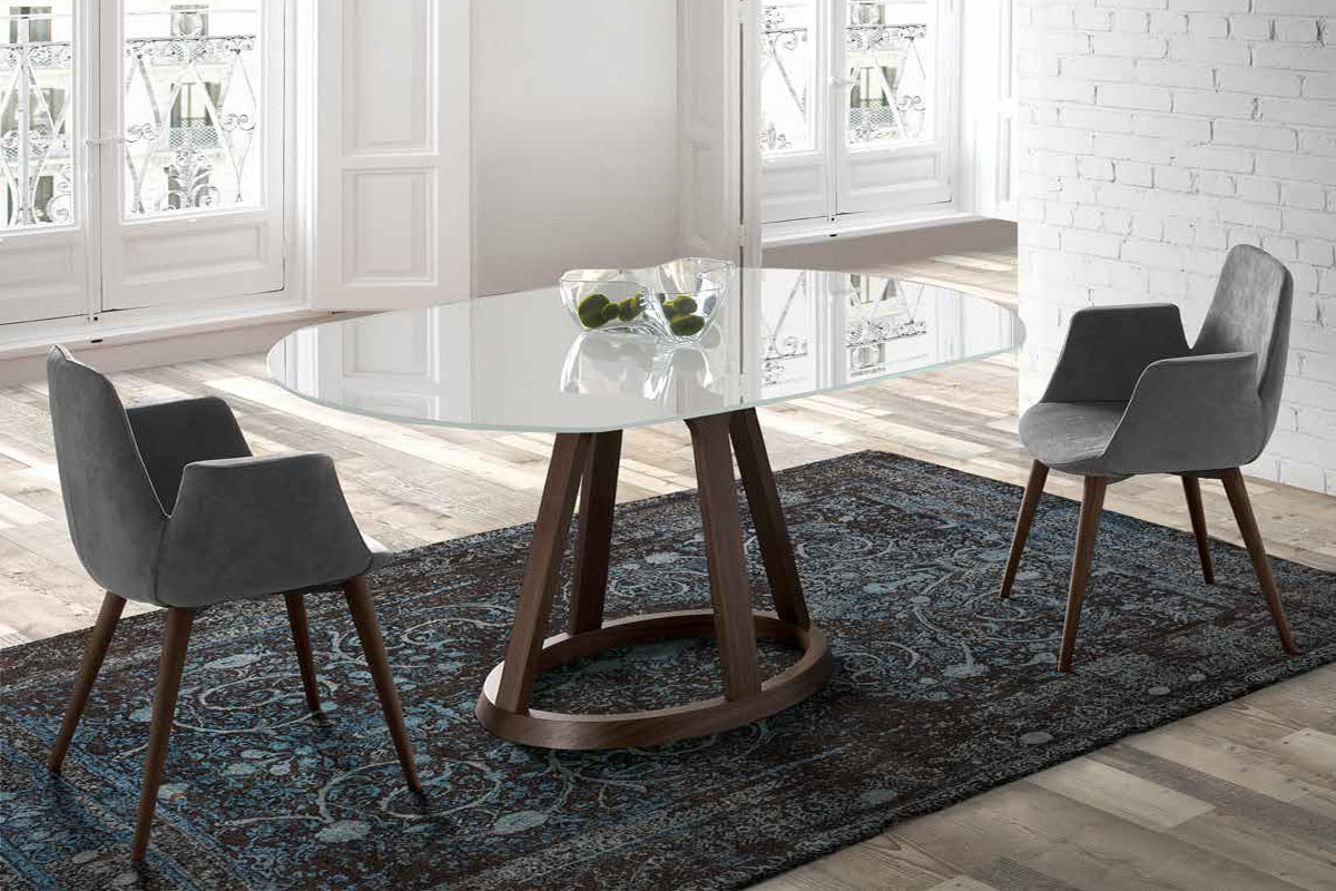 Extendable Modern Dining Table Alice intended for dimensions 1200 X 800