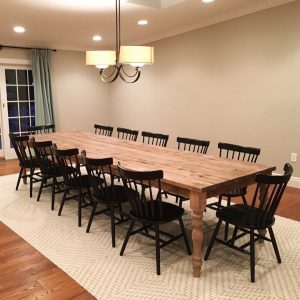 Extra Large Farmhouse Table Long Farm Table Custom Wood pertaining to measurements 1080 X 1080