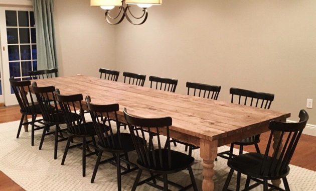 Extra Large Farmhouse Table Long Farm Table Custom Wood pertaining to measurements 1080 X 1080