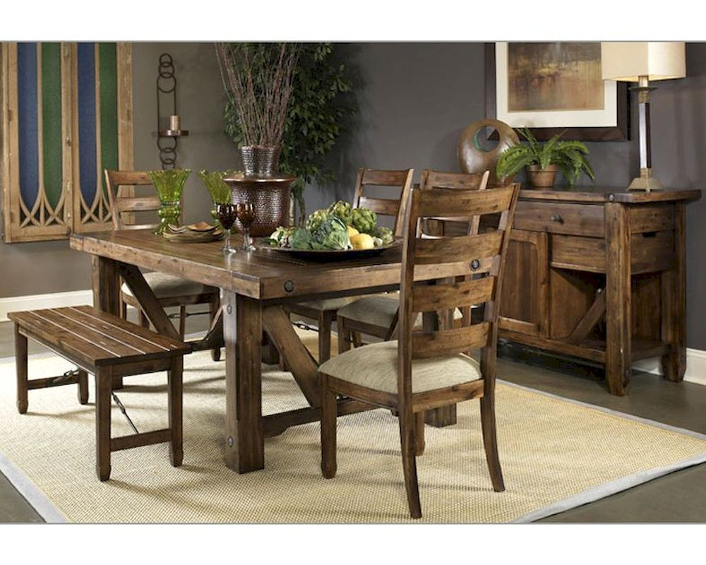 Round Turnbuckle Base Dining Room Table