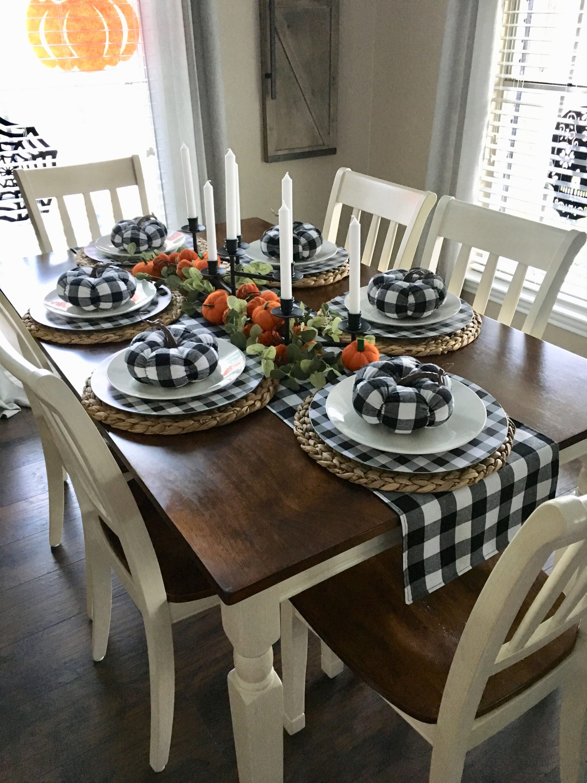 Fall 2018 Farmhouse Fall Decor Dining Room Decor with regard to proportions 3024 X 4032