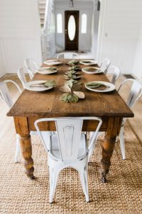 Farmhouse Dining Table Ideas For Cozy Rustic Look pertaining to sizing 736 X 1103