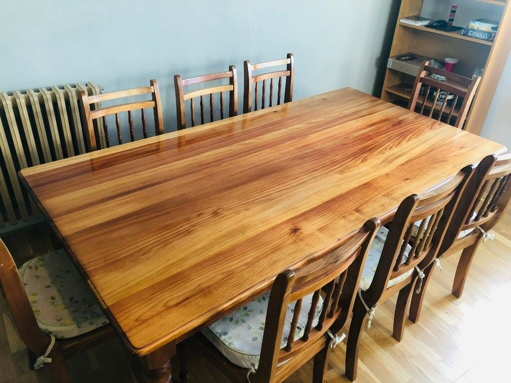 Fechters Cape Dutch Dining Table W 8 Chairs Beautiful Handmade In Safrica In Newcastle Tyne And Wear Gumtree with dimensions 1024 X 768