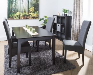 Fischer Dining Table 4 Bakkely Dining Chairs Dining Set in size 1000 X 800