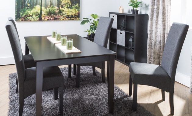 Fischer Dining Table 4 Bakkely Dining Chairs Dining Set in size 1000 X 800
