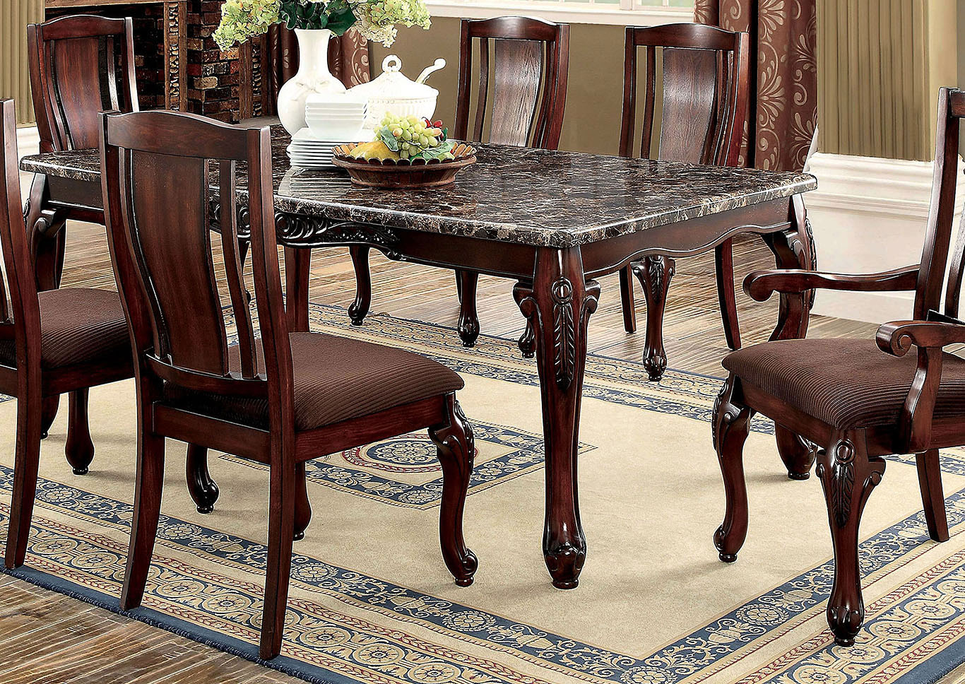 Flamingo Furniture Johannesburg I Brown Cherry Dining Table inside sizing 1366 X 968