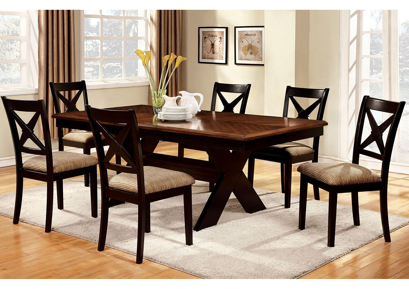 Foothills Family Furniture Liberta Extension Leaf Dining pertaining to measurements 1366 X 968