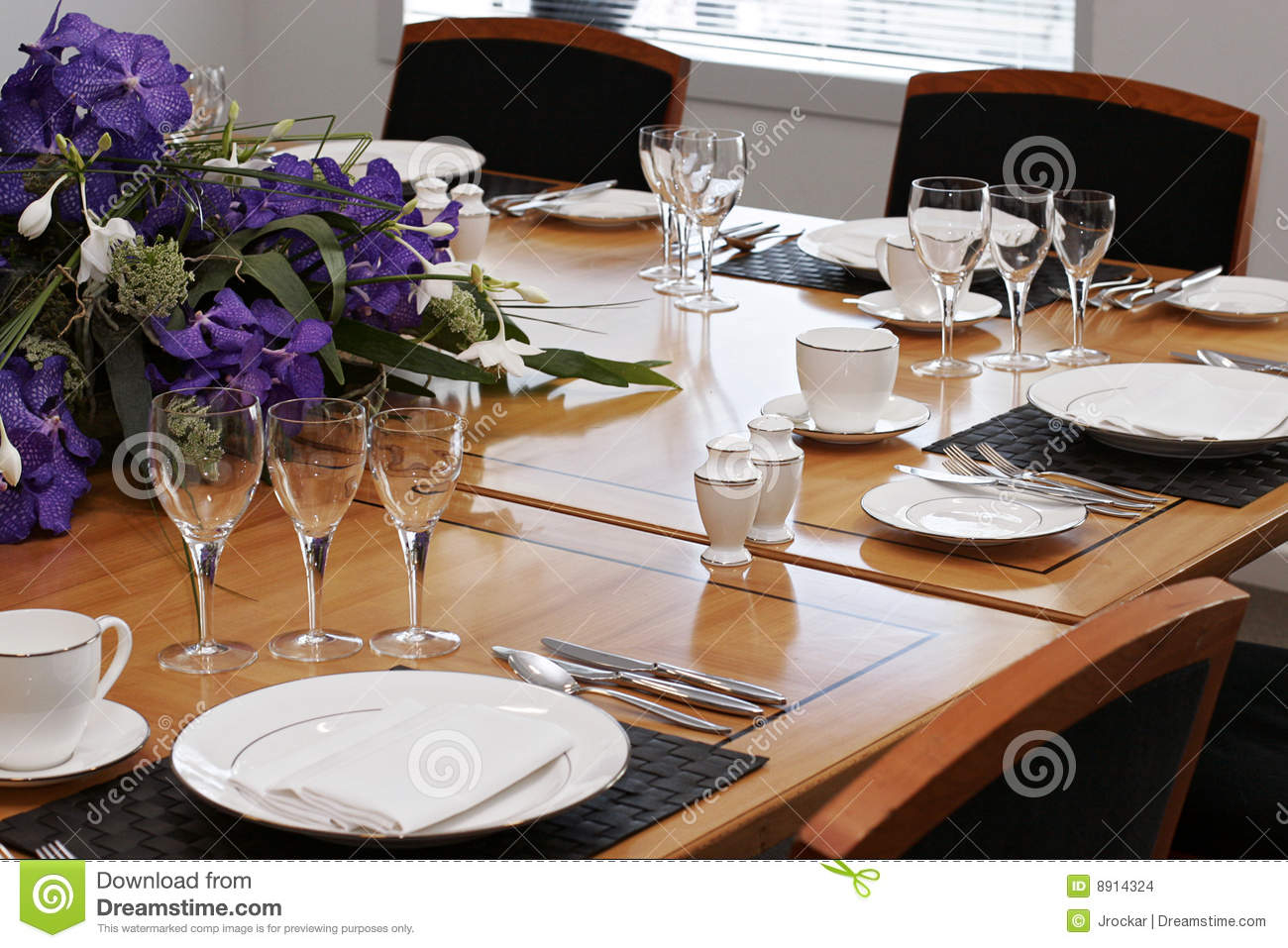 Formal Dining Table Set Up Stock Photo Image Of Celbrate intended for dimensions 1300 X 957