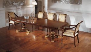 Formal Italian Dining Table Chairs Mondital with regard to size 1744 X 1010