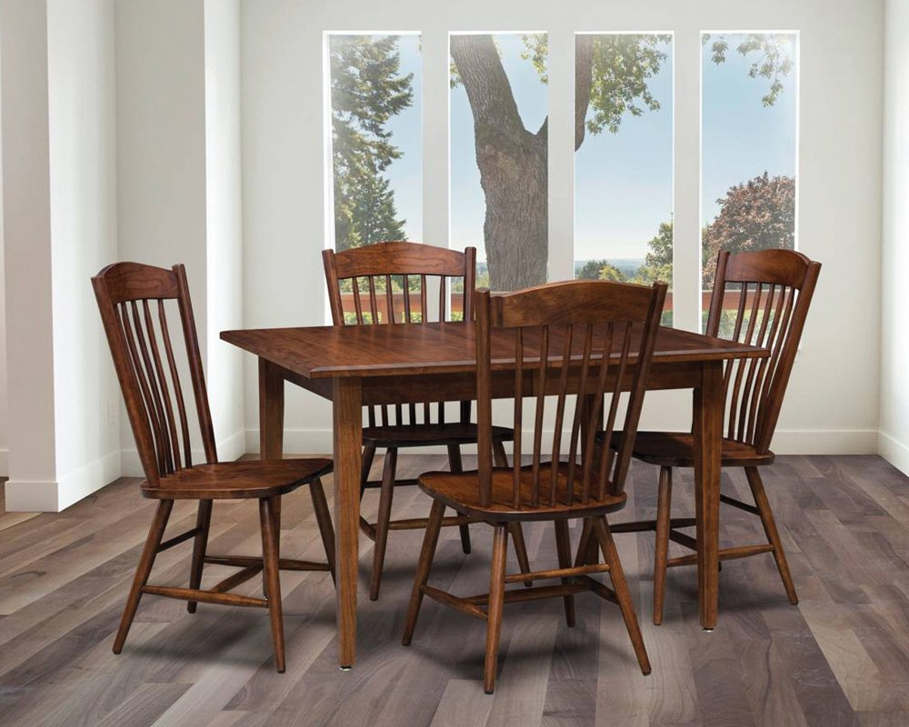 Freeport Dining Set Made In Usa Homesquare Furniture throughout dimensions 1000 X 800