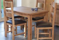 Furniture Line Hempstead Oak Rectangular Extending Dining Set With 4 Padded Seat Chairs 120cm 160cm for dimensions 1650 X 1380