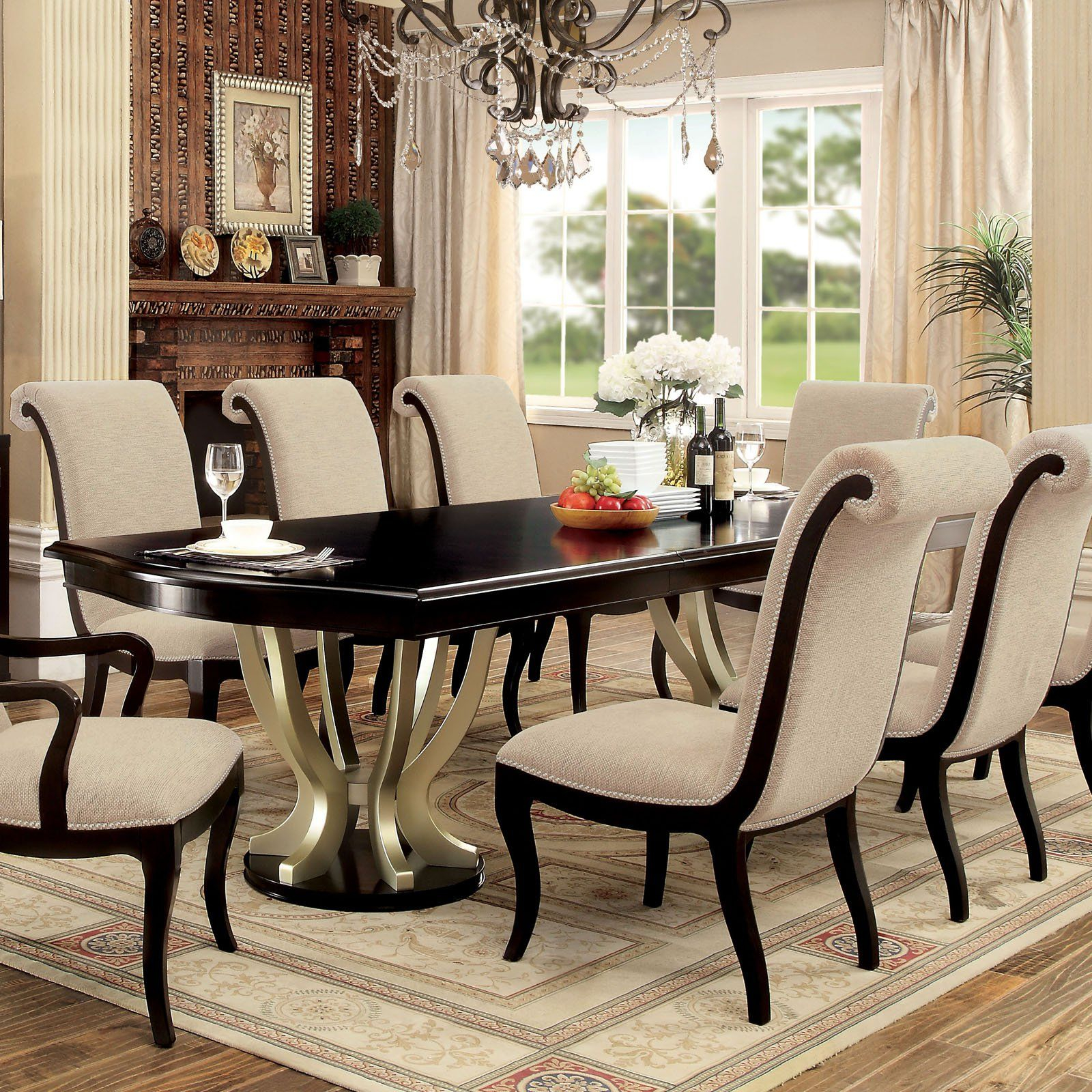 Furniture Of America Reina Extension Dining Table In 2020 inside measurements 1600 X 1600