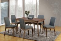 Furniture Of America Sevo Mid Century Modern Grey 7 Piece Dining Set regarding proportions 3500 X 3500